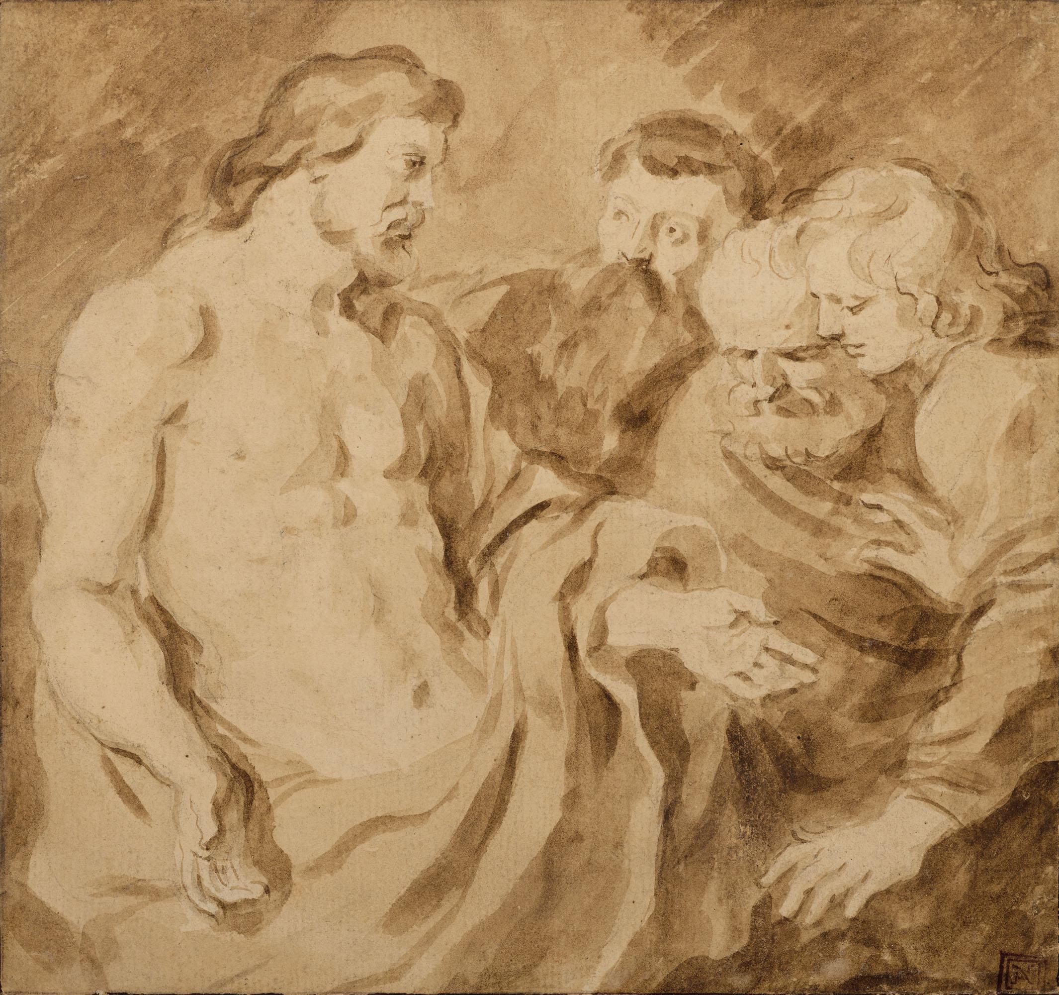 Jean-Honoré Fragonard - L\'Incrédulité De Saint Thomas, D\'Après Pierre Paul Rubens