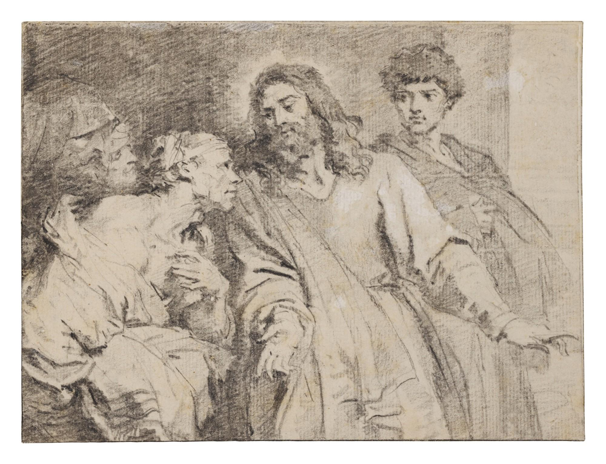 Jean-Honoré Fragonard - The Healing of the Paralytic, after Sir Anthony Van Dyck