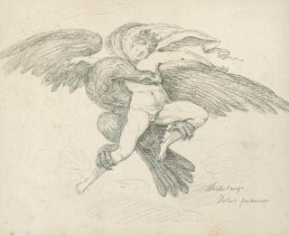 Jean-Honoré Fragonard - The Rape of Ganymede, after Michelangelo