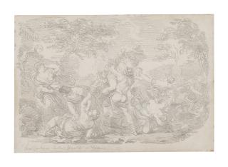 Jean-Honoré Fragonard - The Rape Of The Sabines After Luca Giordano