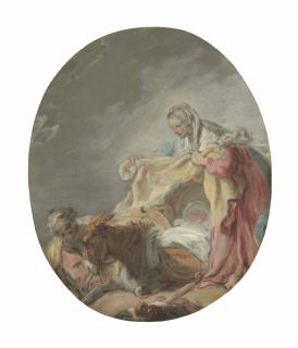 Jean-Honoré Fragonard - The Rest On The Flight Into Egypt
