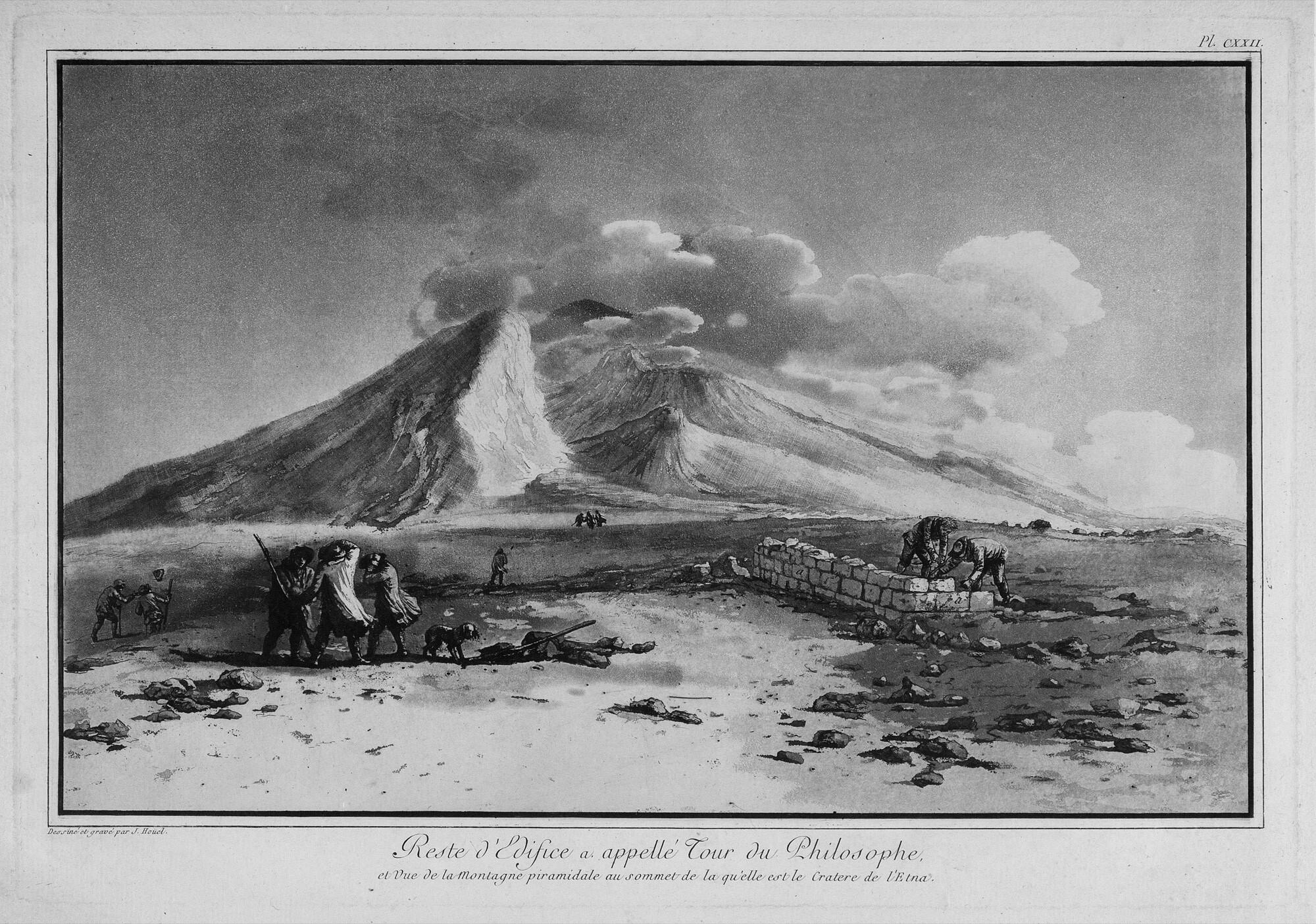 Jean Houel - 9 Bll.: Sizilianische Ansichten.