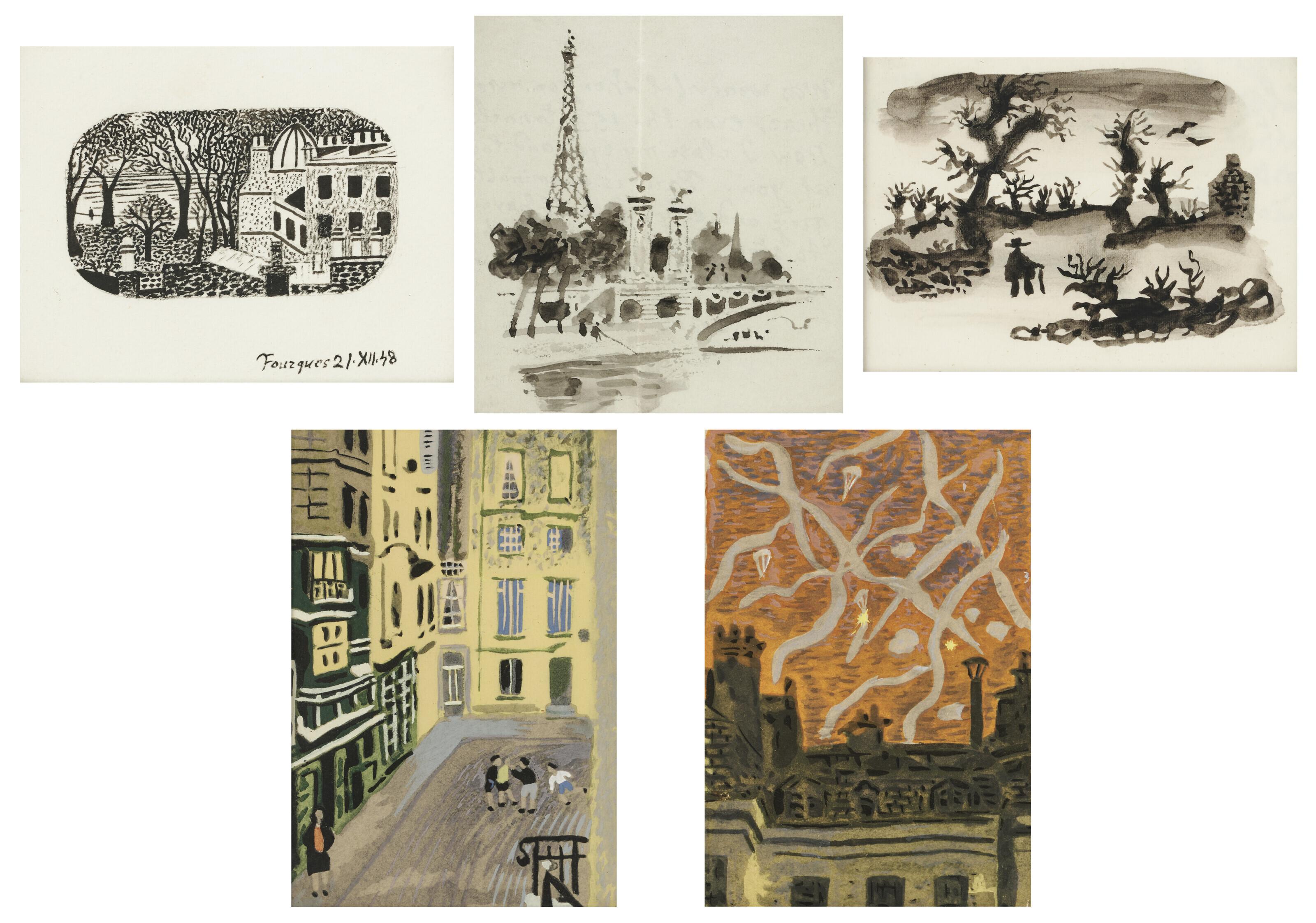 Jean Hugo - Five Works