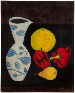 Jean Hugo - Nature morte aux poivrons