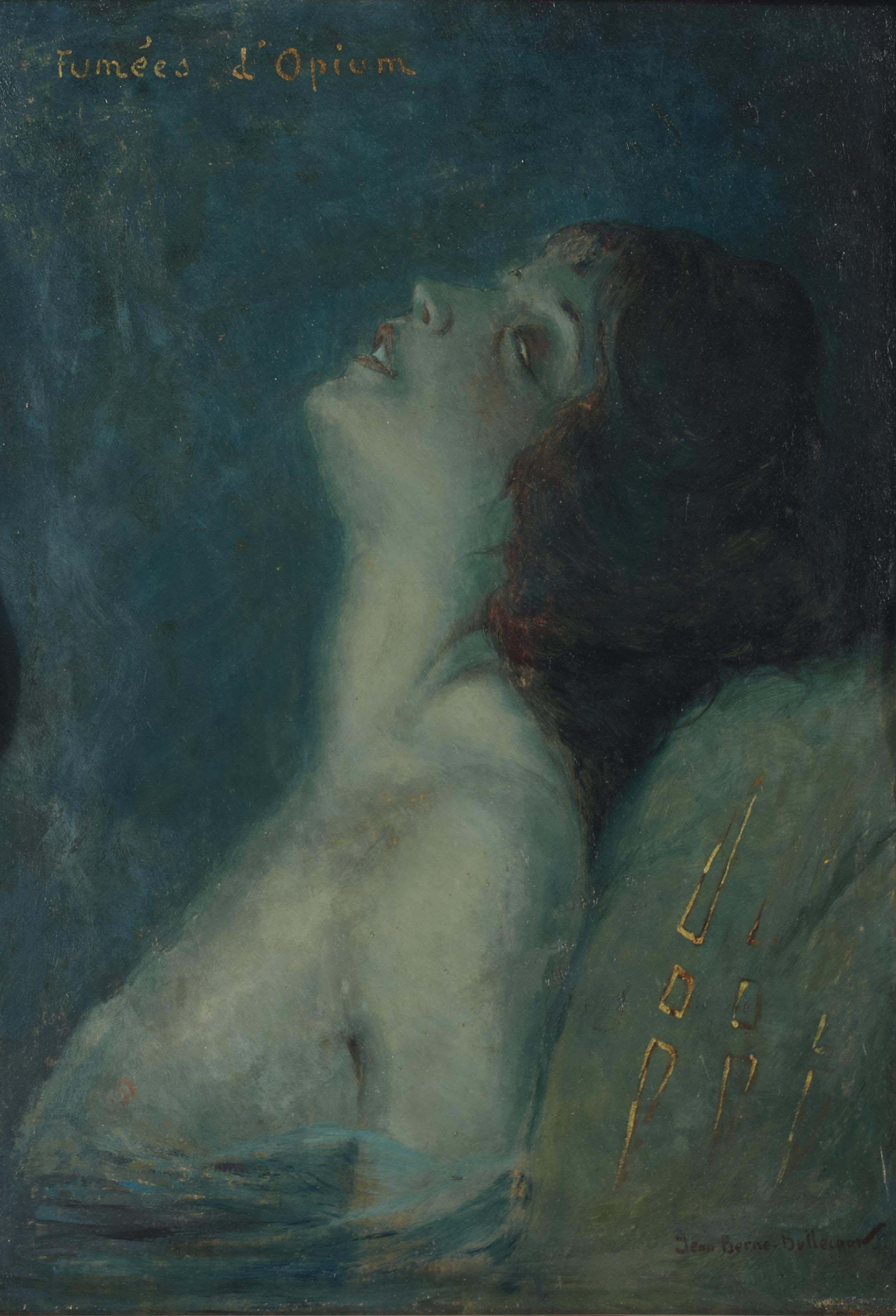 Jean-Jacques Berne-Bellecour - La Fumeuse D\'Opium