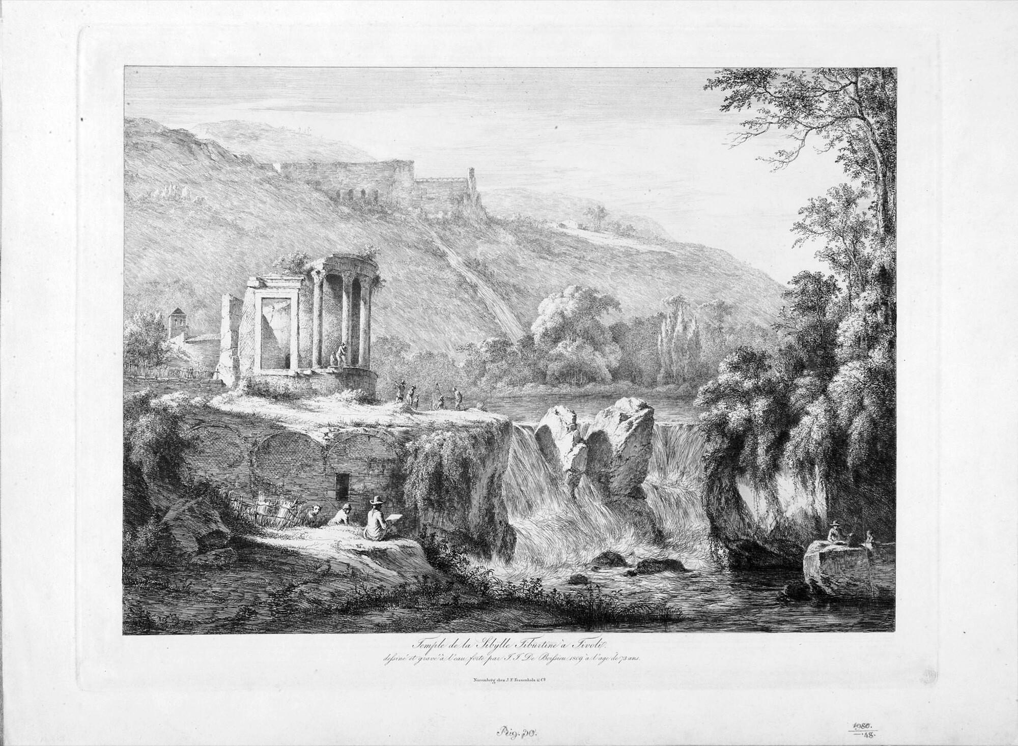 Jean Jacques de Boissieu - 5 Bll.: Landschaften.