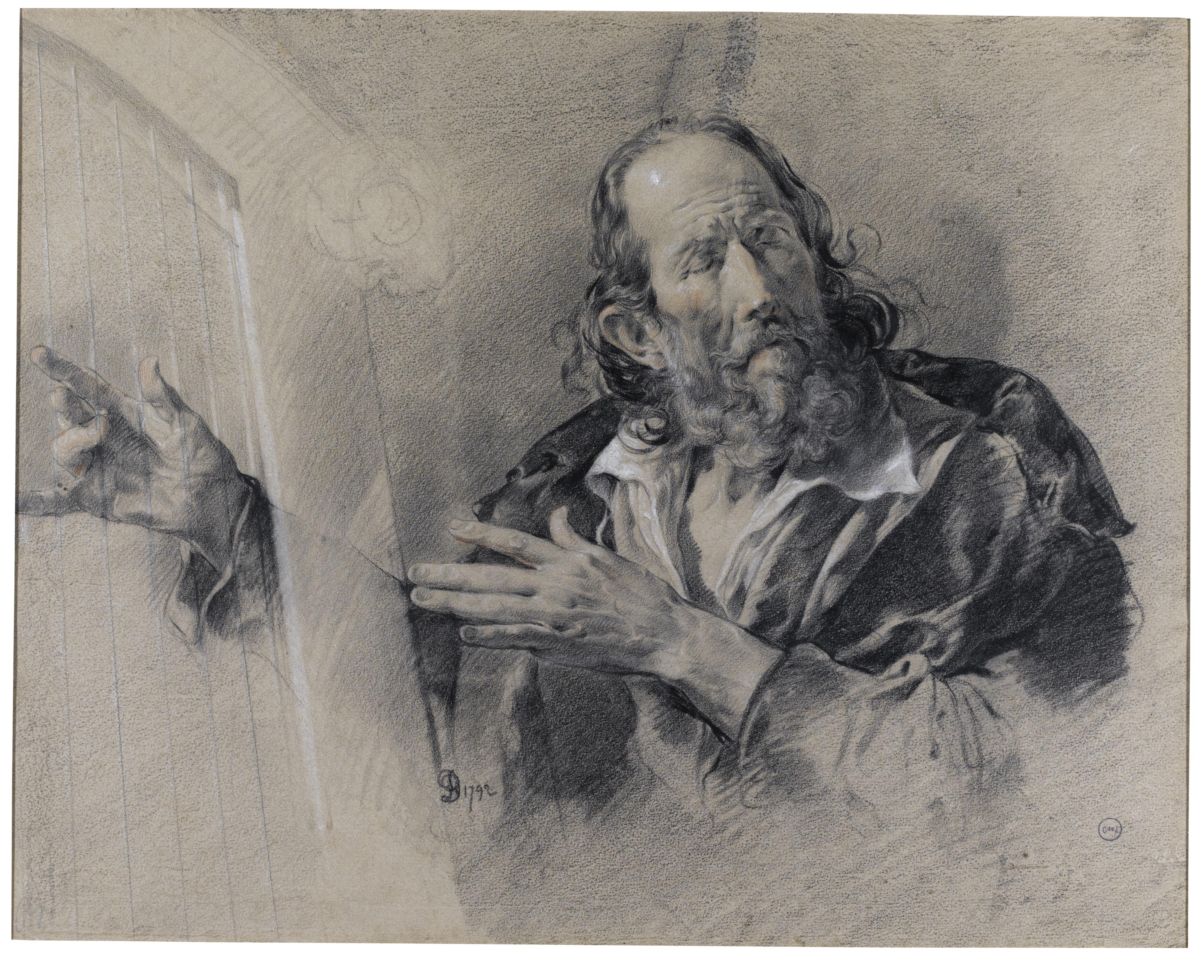 Jean-Jacques De Boissieu - King David Playing The Harp