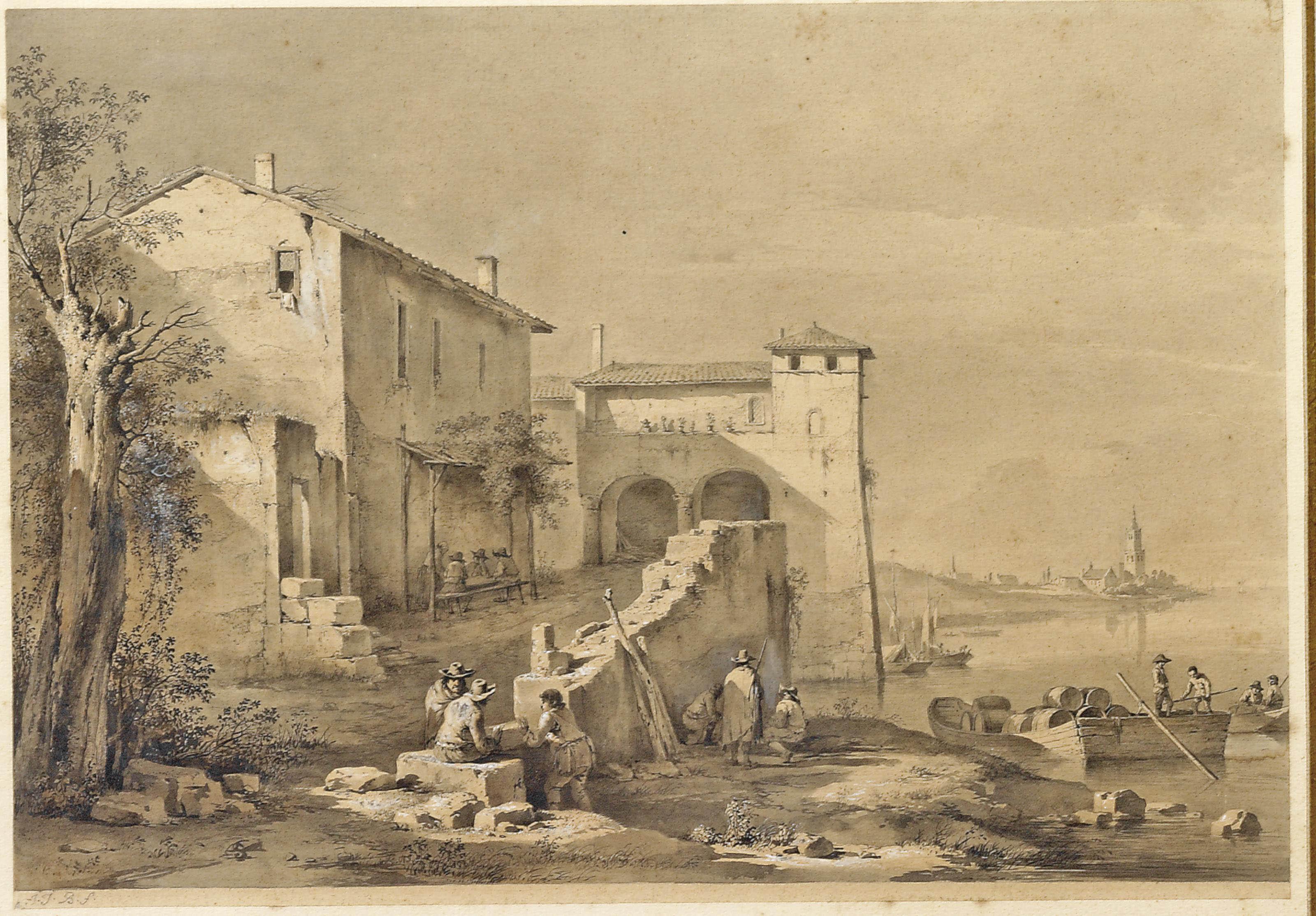 Jean-Jacques de Boissieu - La douane a Rome