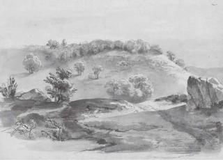 Jean-Jacques De Boissieu - Paysage montagneux