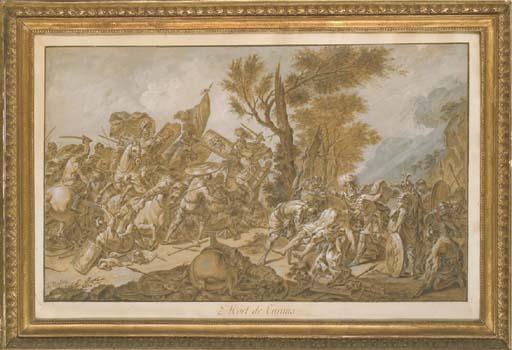 Jean-Jacques-François Le Barbier L\'Aîné - La Mort de Turnus