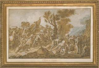 Jean-Jacques-François Le Barbier L\'Aîné - La Mort de Turnus