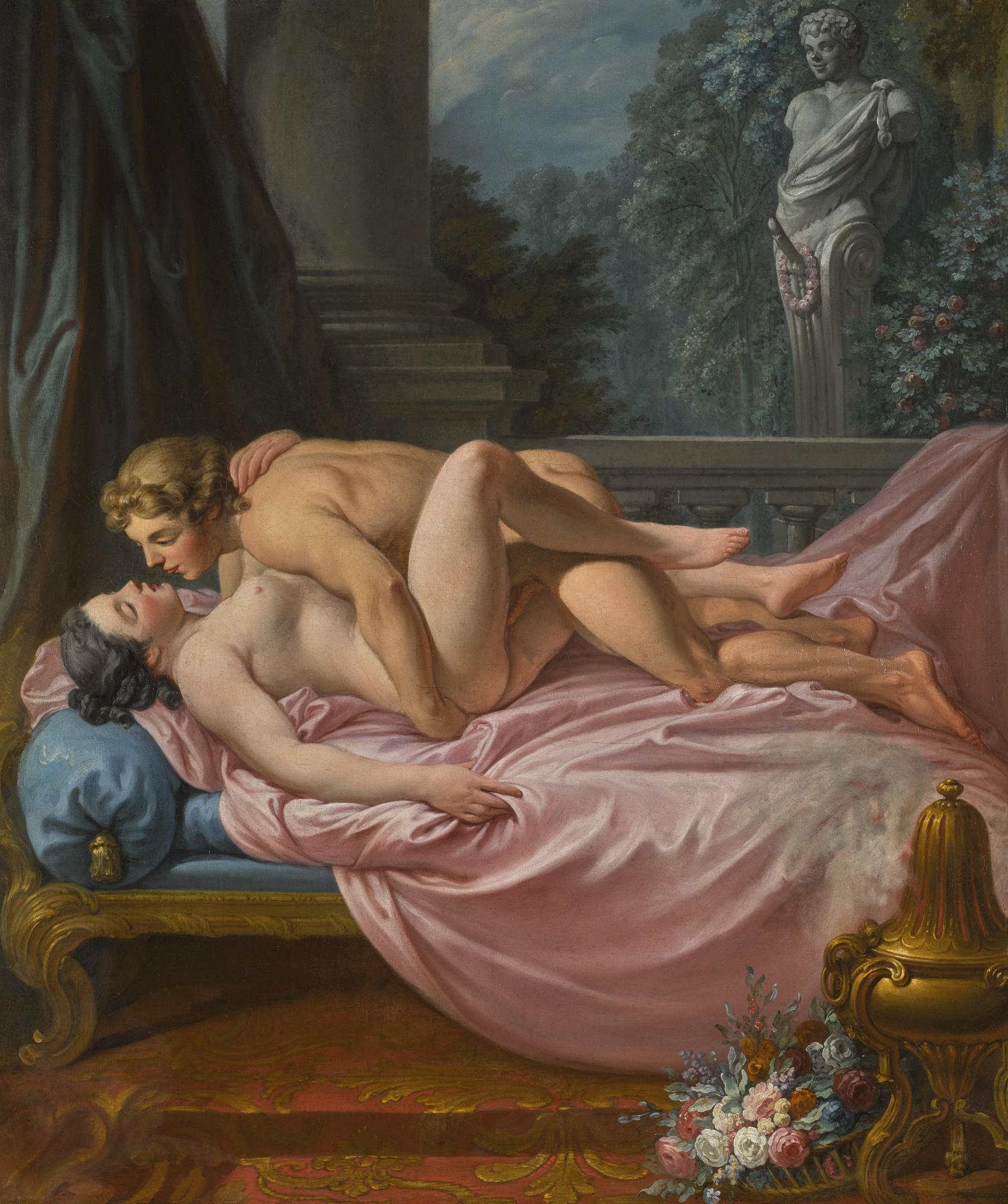 Jean-Jacques-François Le Barbier - An Amorous Encounter