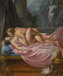 Jean-Jacques-François Le Barbier - An Amorous Encounter