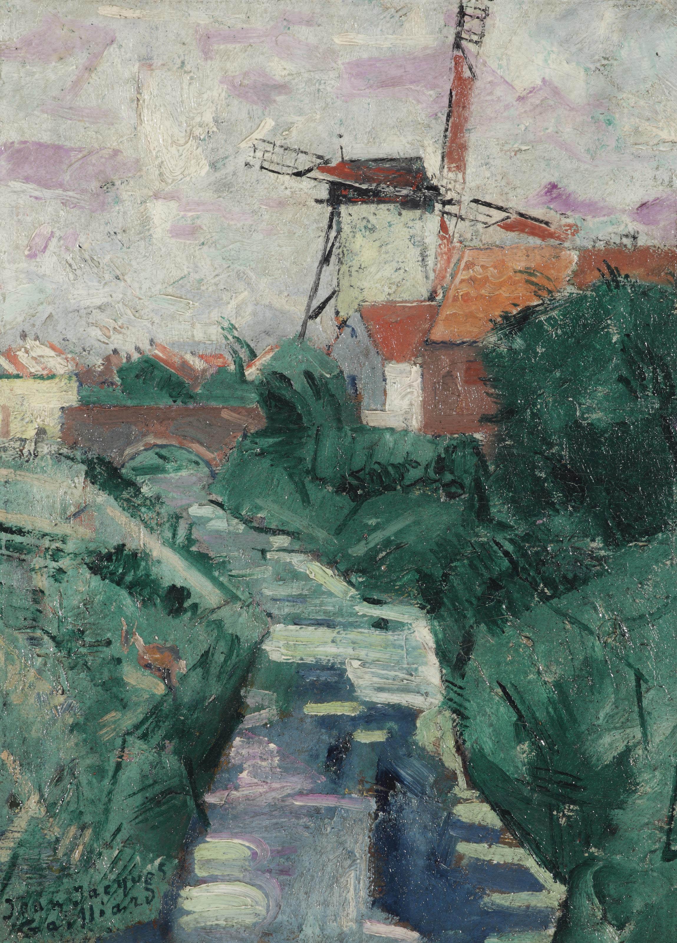 Jean Jacques Gailliard - Moulin en Flandre