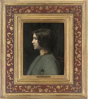 Jean Jacques Henner - Girl in green