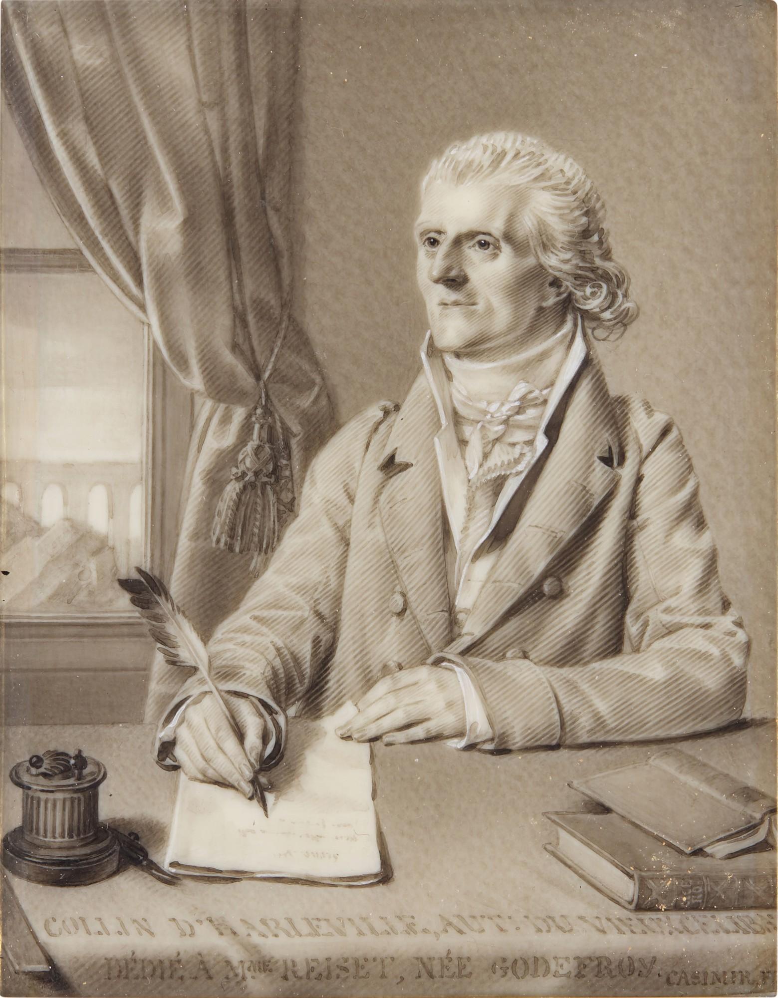 Jean-Jacques Karpff - Portrait Of Collin D\'Harleville (1755-1806), The Playwright