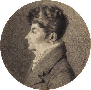 Jean-Jacques Karpff - Portrait Of Jean-Philippe Bronner, In Profile, Circa 1810