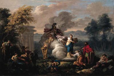 Jean-Jacques Lagrenée II - Minerva and Urania