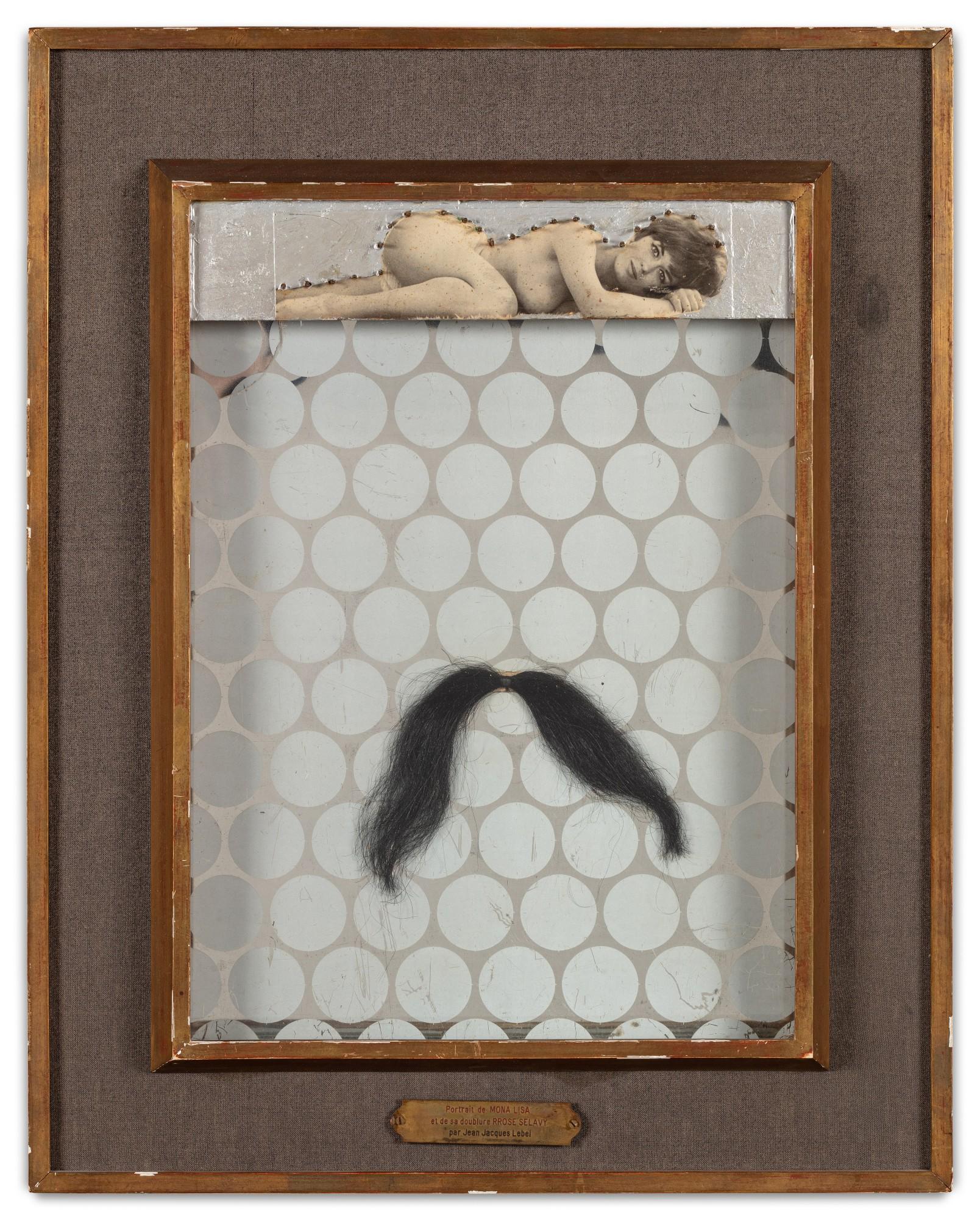 Jean Jacques Lebel - Portrait de Mona Lisa et sa doublure Rrose Selavy