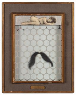 Jean Jacques Lebel - Portrait de Mona Lisa et sa doublure Rrose Selavy