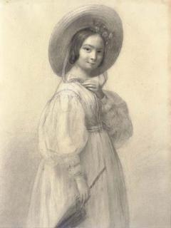 Jean-Jacques Pradier - Portait of Claire Pradier, Called Claire Gauvin