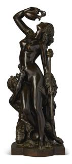 Jean-Jacques Pradier - Standing Satyr and Bacchante