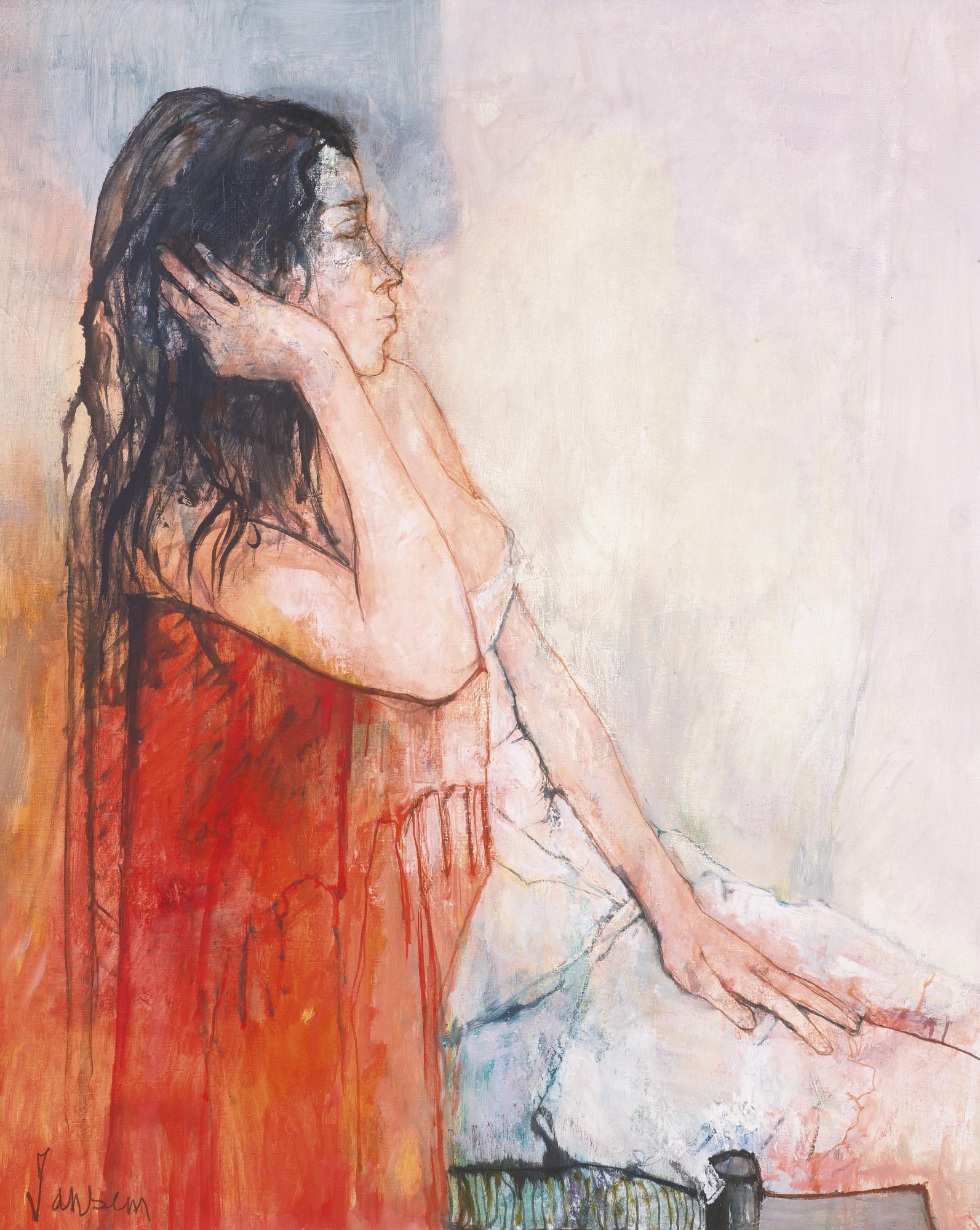 Jean Jansem - Femme Au Fauteuil 