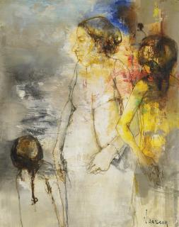 Jean Jansem - Femme Dans La Rue