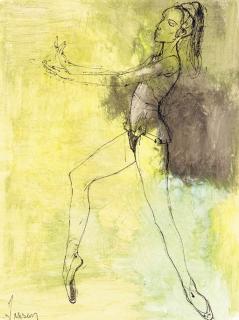 Jean Jansem - Figure de ballet