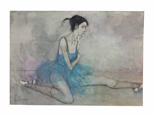 Jean Jansem - Joelle en tutu bleu