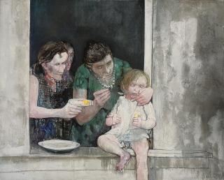 Jean Jansem - La soupe du bébé