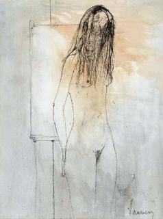 Jean Jansem - Le modèle debout