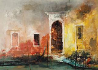 Jean Jansem - Le Mur Ensoleillé