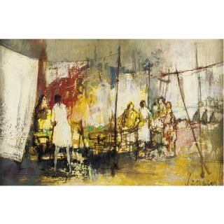 Jean Jansem - Les Lavandières