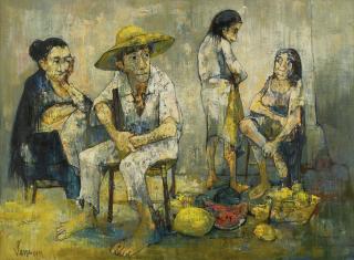 Jean Jansem - Marchand Des Fruits