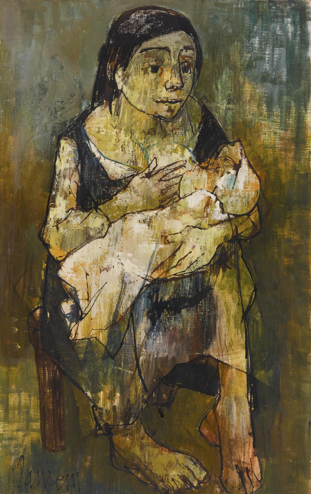 Jean Jansem - Mère Allaitant