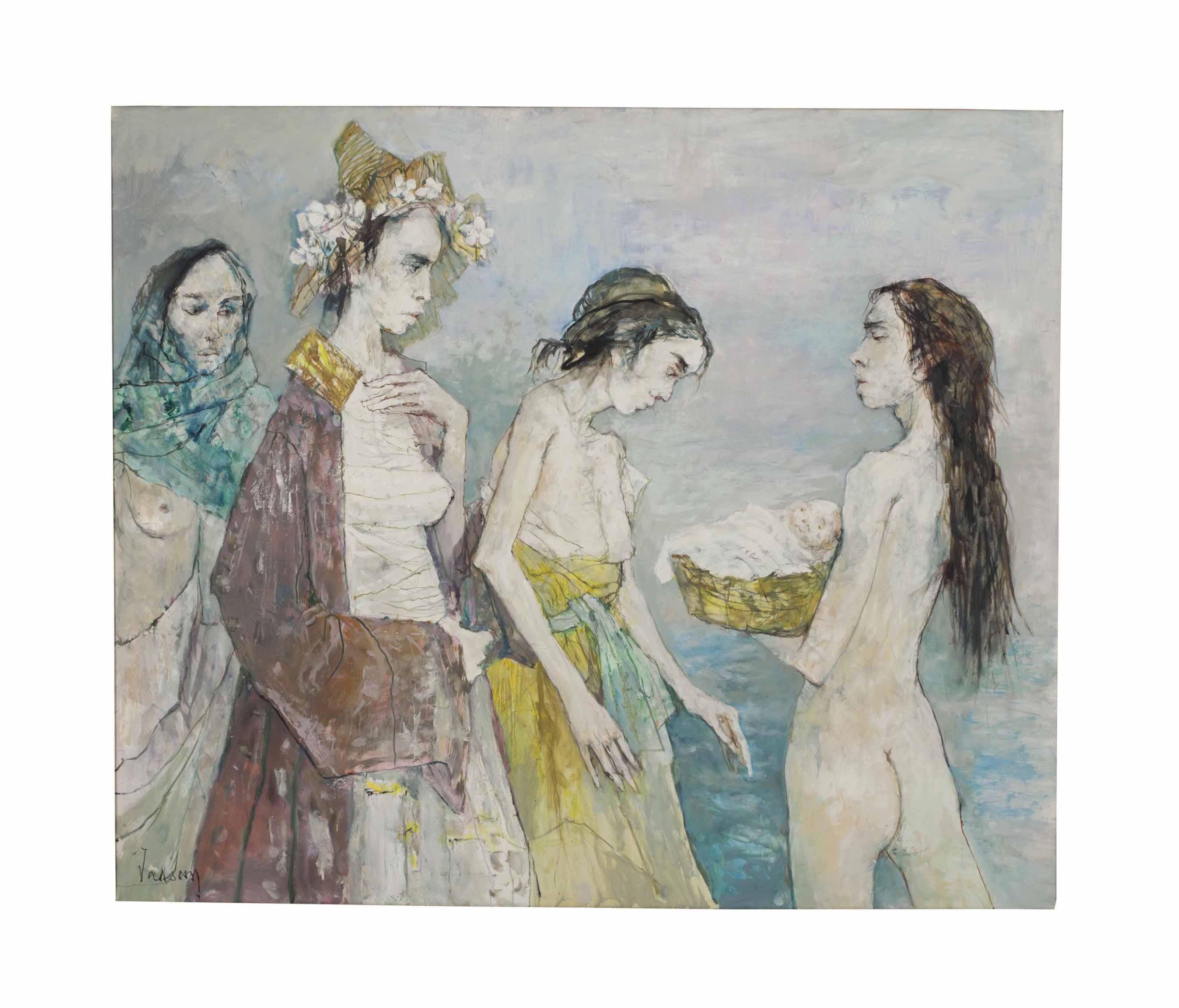 Jean Jansem - Moïse Sauvé des eaux