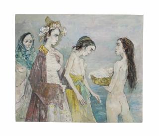 Jean Jansem - Moïse Sauvé des eaux