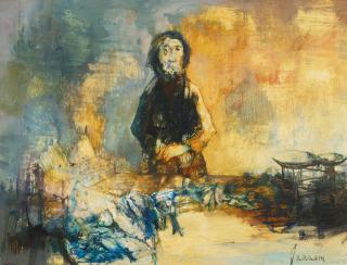 Jean Jansem - Pêcheuse