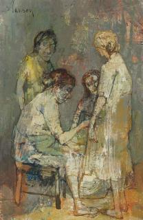 Jean Jansem - Quatre femmes