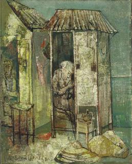 Jean Jansem - Scene de maison