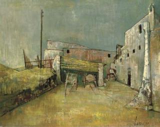 Jean Jansem - Scène du village