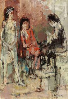 Jean Jansem - Trois jeunes femmes