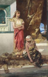Jean Joseph Benjamin Constant - Afternoon in the Harem