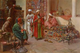Jean-Joseph Benjamin-Constant - At The Bazaar