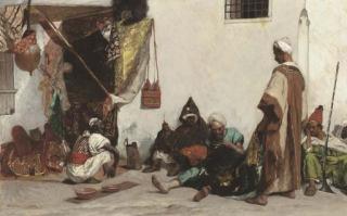 Jean-Joseph-Benjamin Constant - The Tailor\'s Shop