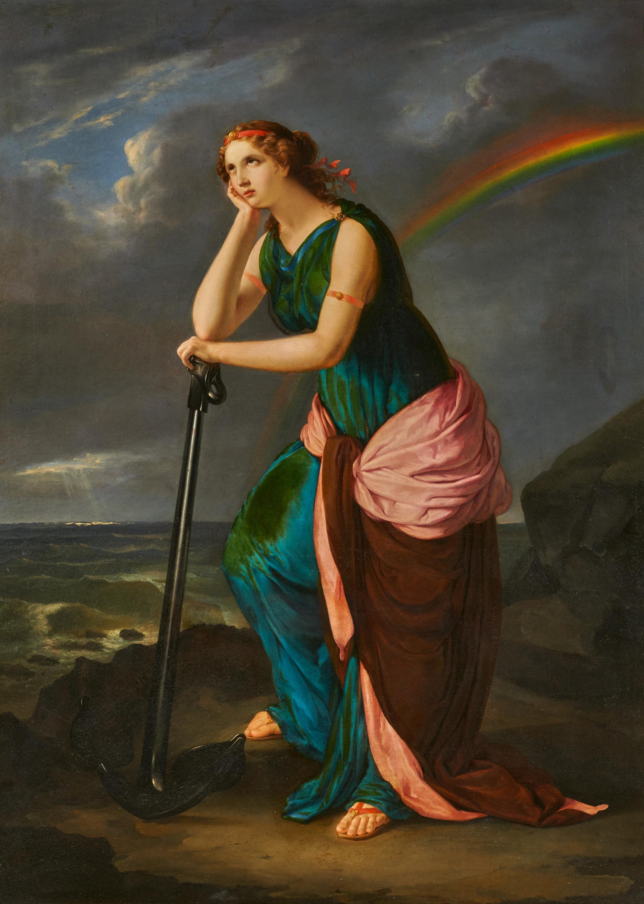 Jean Joseph Taillasson - Allegorie der Hoffnung.