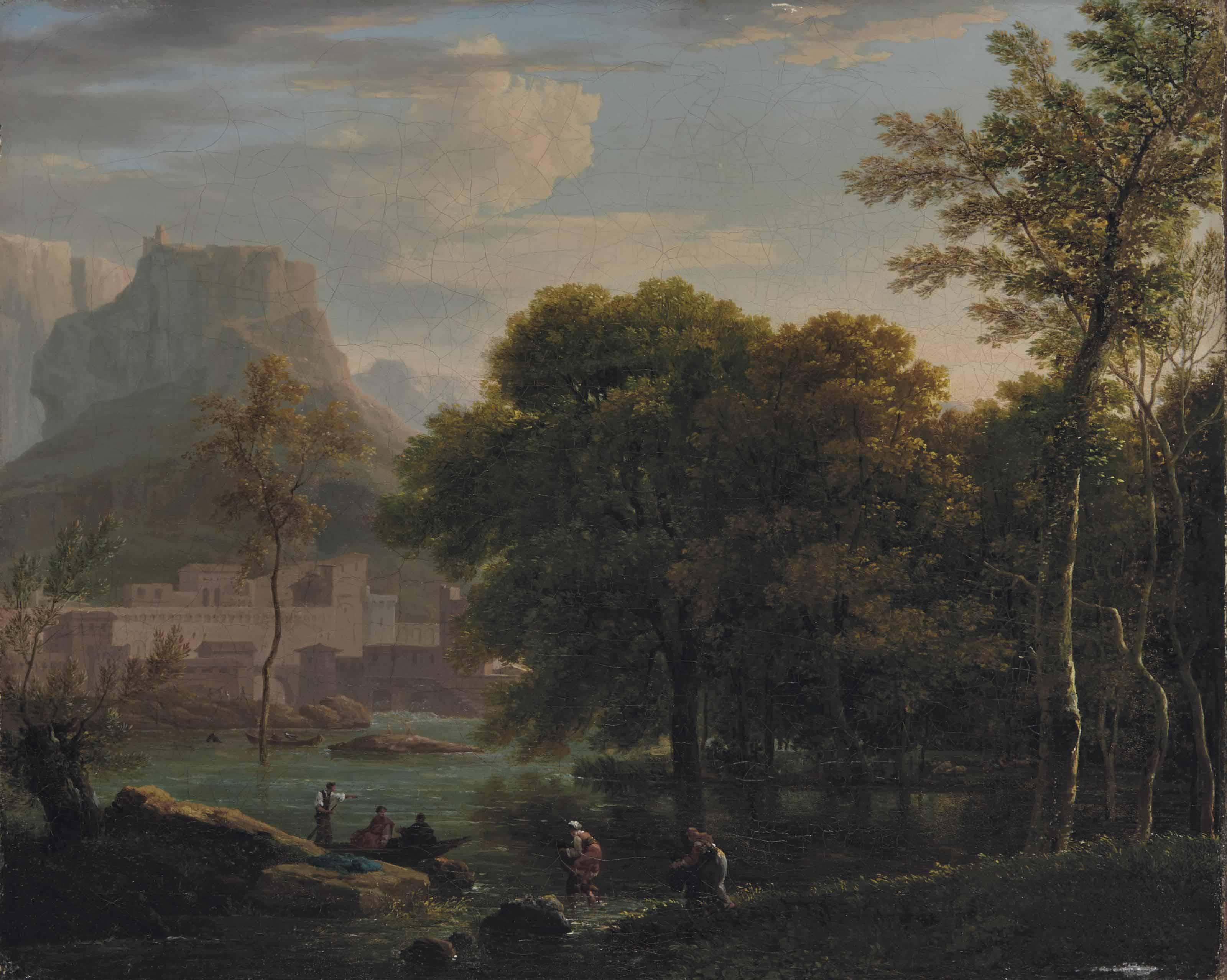 Jean-Joseph-Xavier Bidauld - Vue d  ’  Isola di Sora