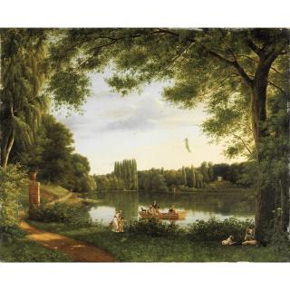 Jean-Joseph-Xavier Bidauld - Vue Du Lac D\'Ermenonville
