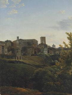Jean-Joseph-Xavier Bidauld - Vue présumée de Soriano nel Cimino prè  s de Rome